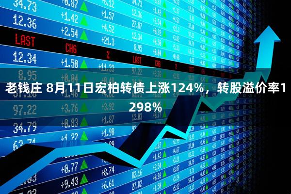 老钱庄 8月11日宏柏转债上涨124%，转股溢价率1298%